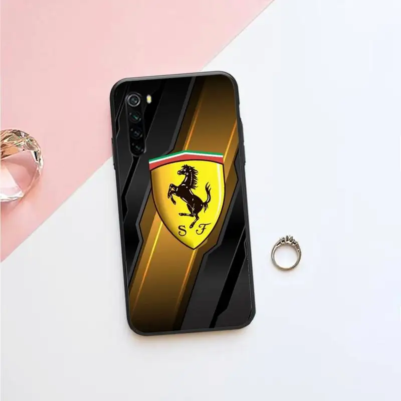 

Sports Car Ferrari Phone Cases etui for xiaomi note max mi 3 7 8 9se coque TPU fundas for Redmi 7 7a 8 8t 10 pro lite cover
