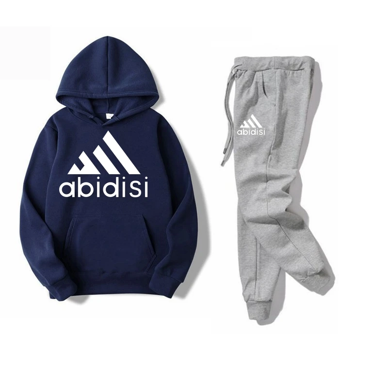

Autumn Winter Men's Set Brand Tracksuits Sportswear 2 Piece Suit Men's Clothes Hoodies+Pants Sets Male Streetswear Coat Jackets
