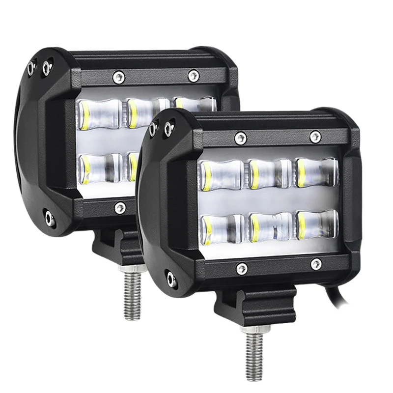 Led Pods 4 дюйма 216 Вт четырехрядный внедорожный комбинированный светодиодный