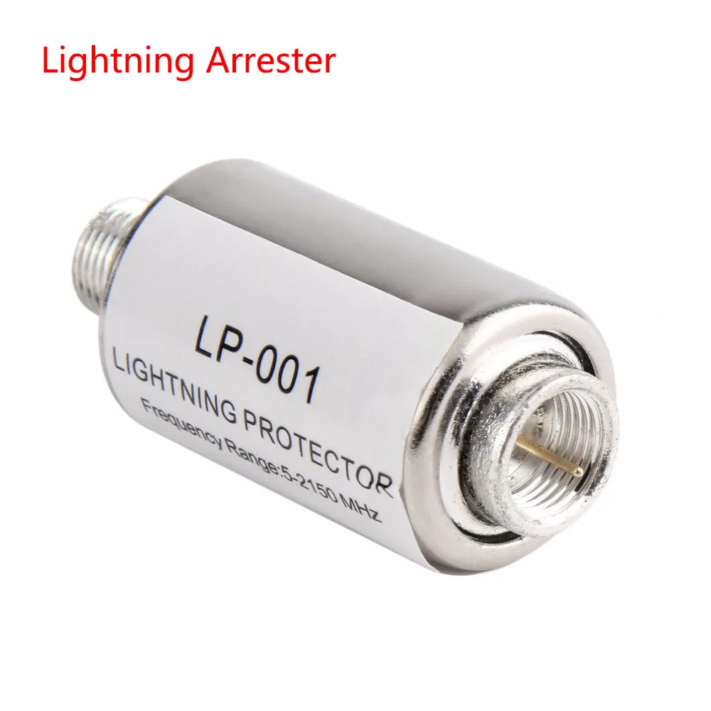 

5-2150MHz Lightning Arrester Protector Coaxial Satellite TV Lightning Protection Devices Satellite Antenna Lightning Arrester
