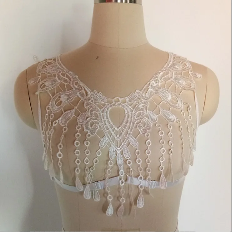 Prom queen lace cross tassel hollow sexy harness underwear suitable for any body and delicate |