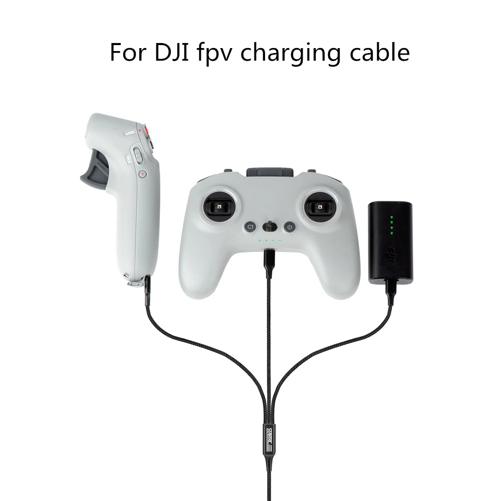 

For DJI FPV Combo Drone Accessorie Remote Control Glasses Battery Charging Cable