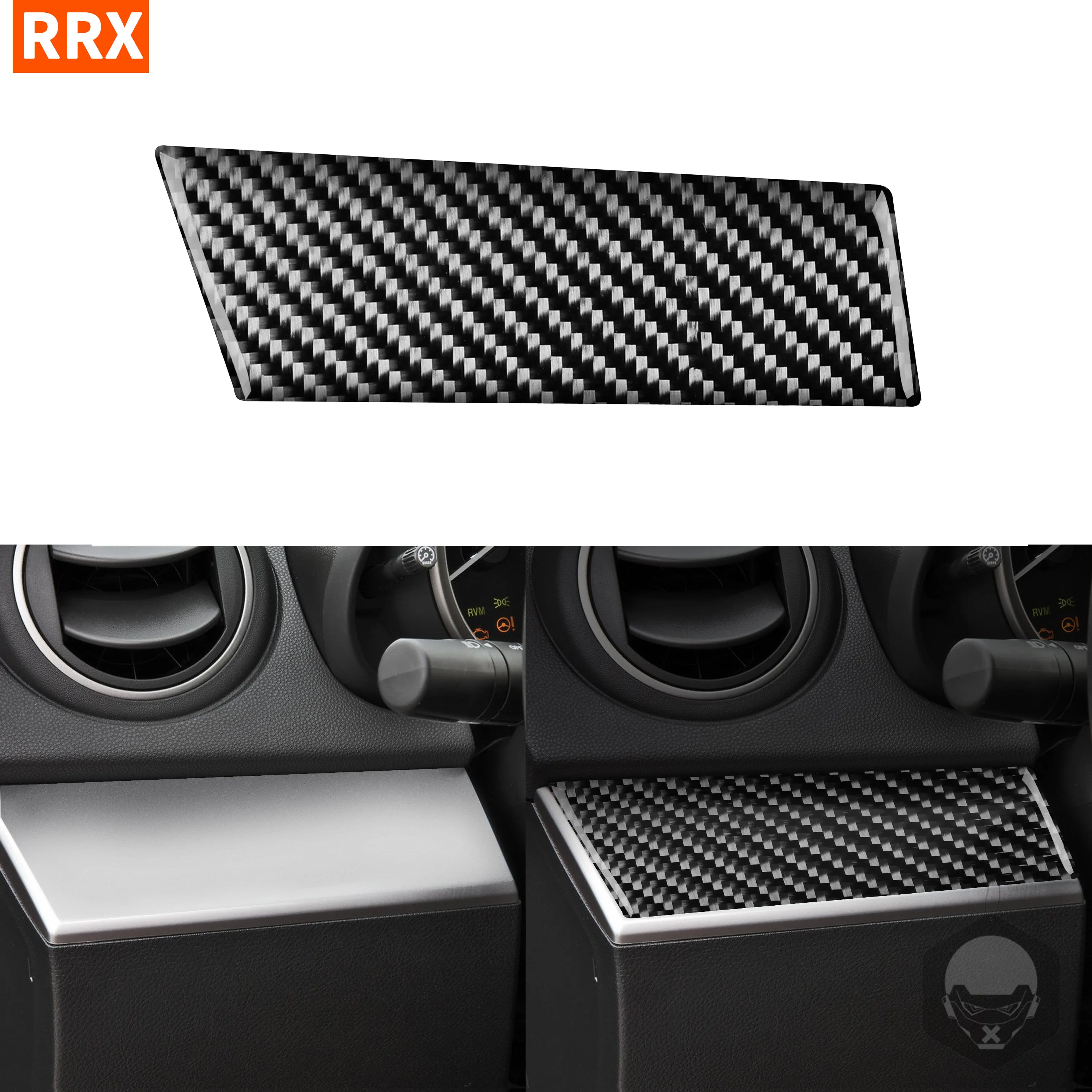

For Mazda 3 Axela 2010 2011 2012 2013 Mazdaspeed3 Carbon Fiber Sticker Steering Wheel Left Panel Decorative Cover Car Accessory