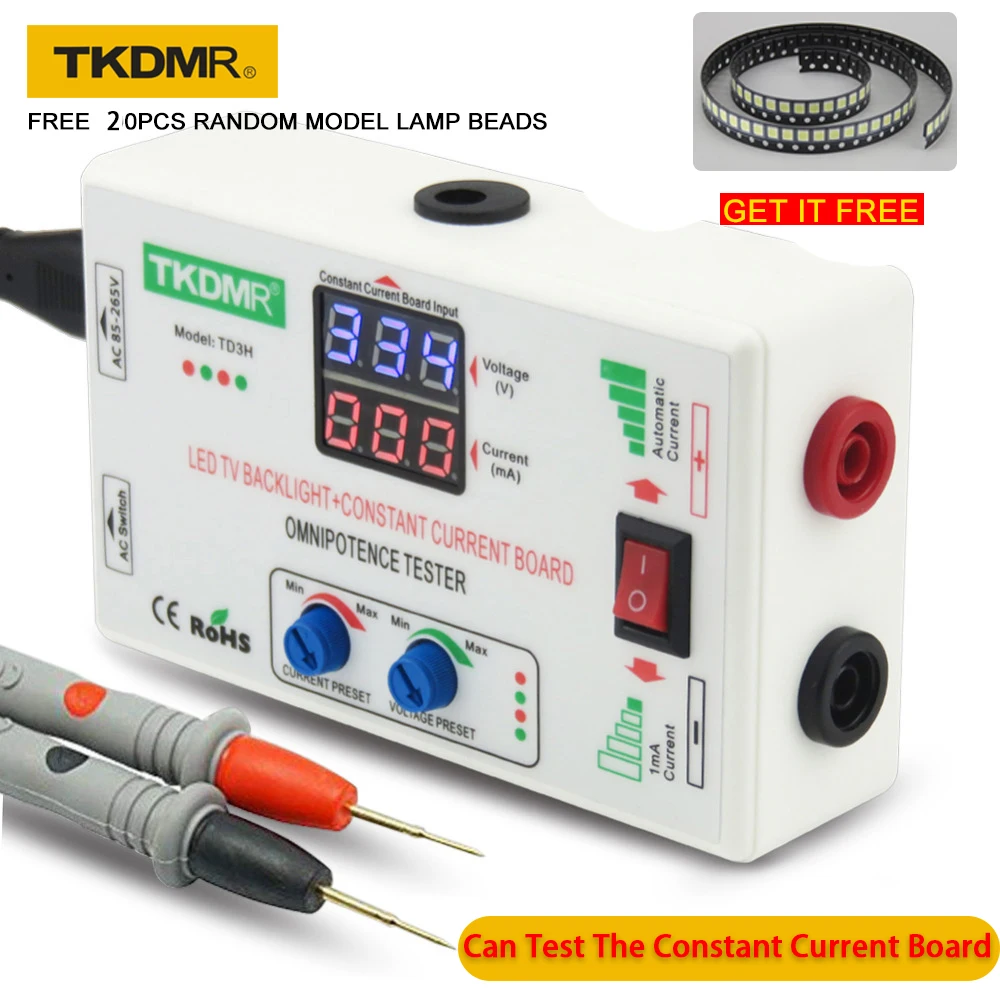 TKDMR 0-330 в Smart-Fit Ручная регулировка напряжения ТВ светодиодный тестер подсветки тока регулируемый постоянный ток доска светодиодный светильник