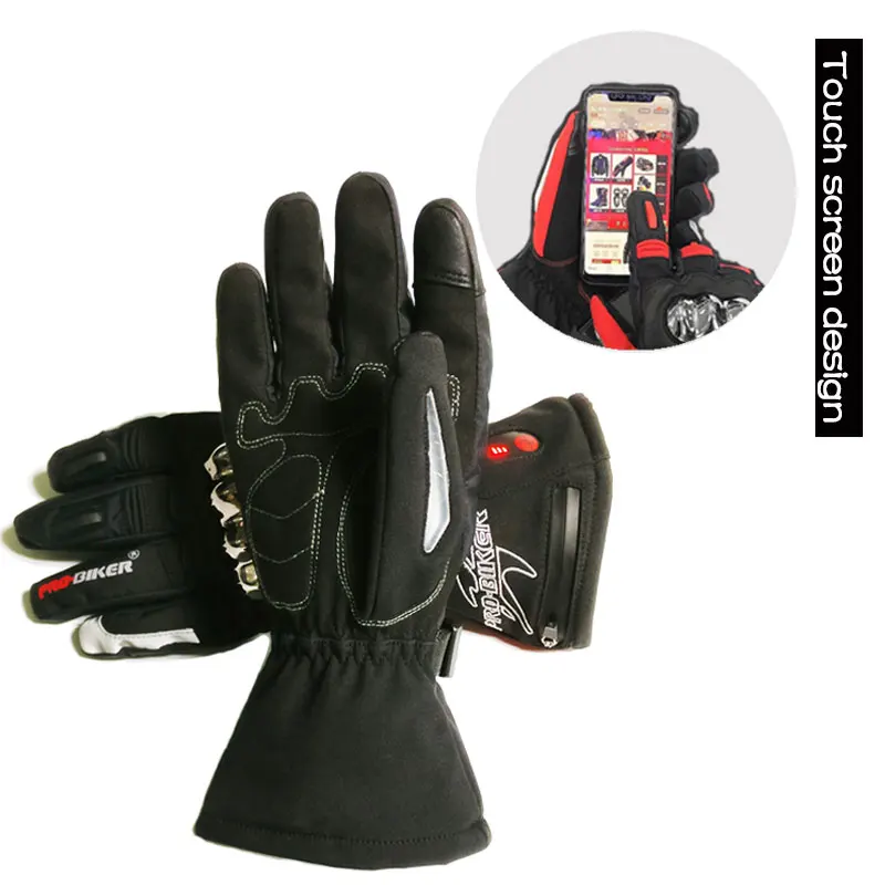 Унисекс Зимние мотоциклетные Утепленные перчатки для спорта на открытом воздухе