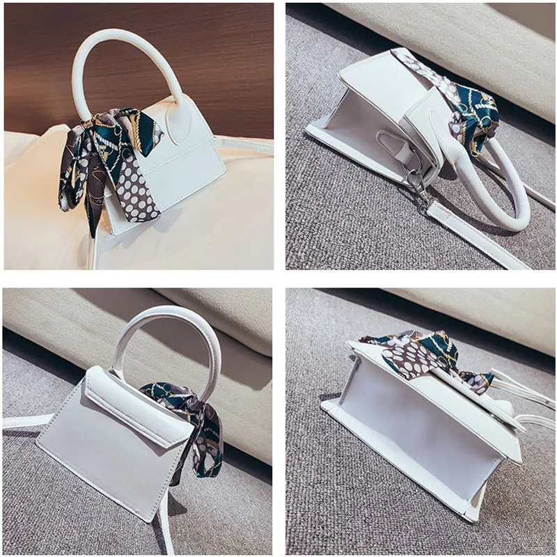 2021 Luxury Handbags Mini Women Bags Designer Silk Scarf Crossbady for PU Leather Shoulder Bag Tote Clutch | Багаж и сумки