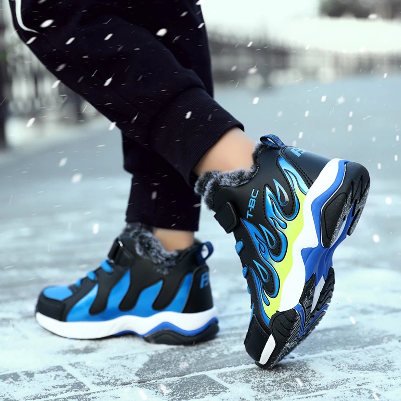 Детская спортивная обувь кроссовки для мальчиков зимняя модная