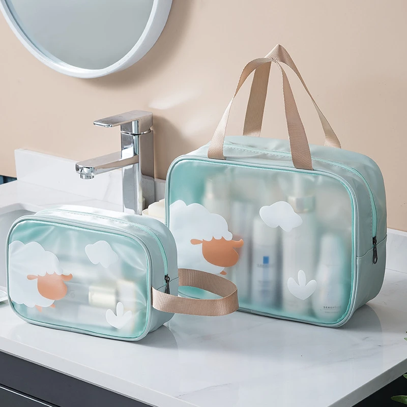 

Косметичка женская из ПВХ, водонепроницаемая, вместительная