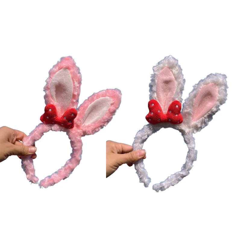 

2022 New Cartoon Headband Bunny Ear Shape Hair Hoop Party Headpiece Cosplay Costume Props