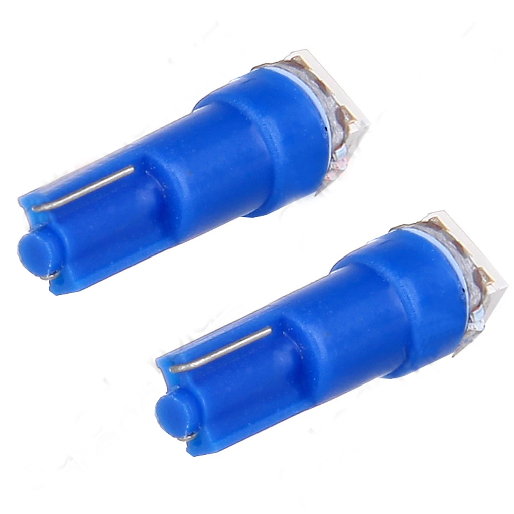

20Pcs Ice Blue T5 1SMD 5050 Car LED Wedge Light Plate License 2825 501 Bulb