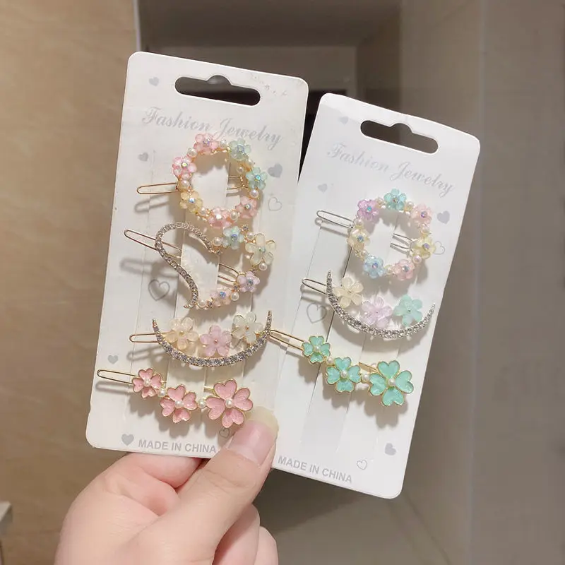 

New Net Red Ins Hairpin Female Side Clip Side Cute Girl Wild Bangs Clip Korean Version Of Super Fairy Hairpin Headdress