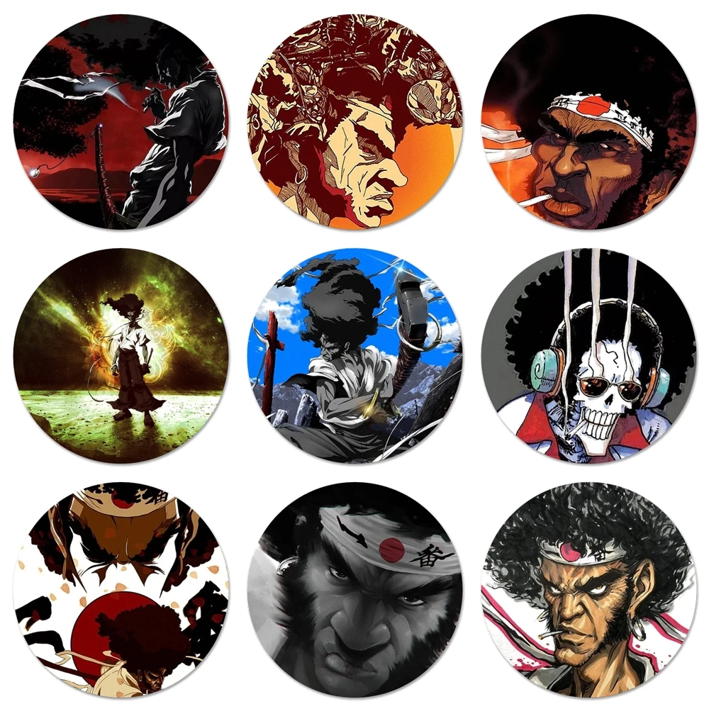 

Афро самурайский кухонный домашний декор холодильник магнитные наклейки открывалка для пива, колы 58 мм