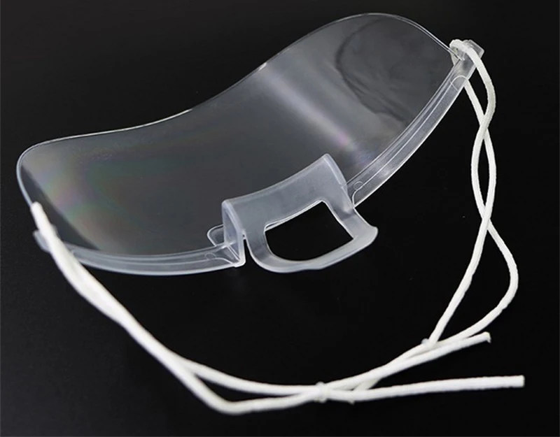 10 шт. прозрачные кухонные противотуманные маски для лица отелей ресторанов