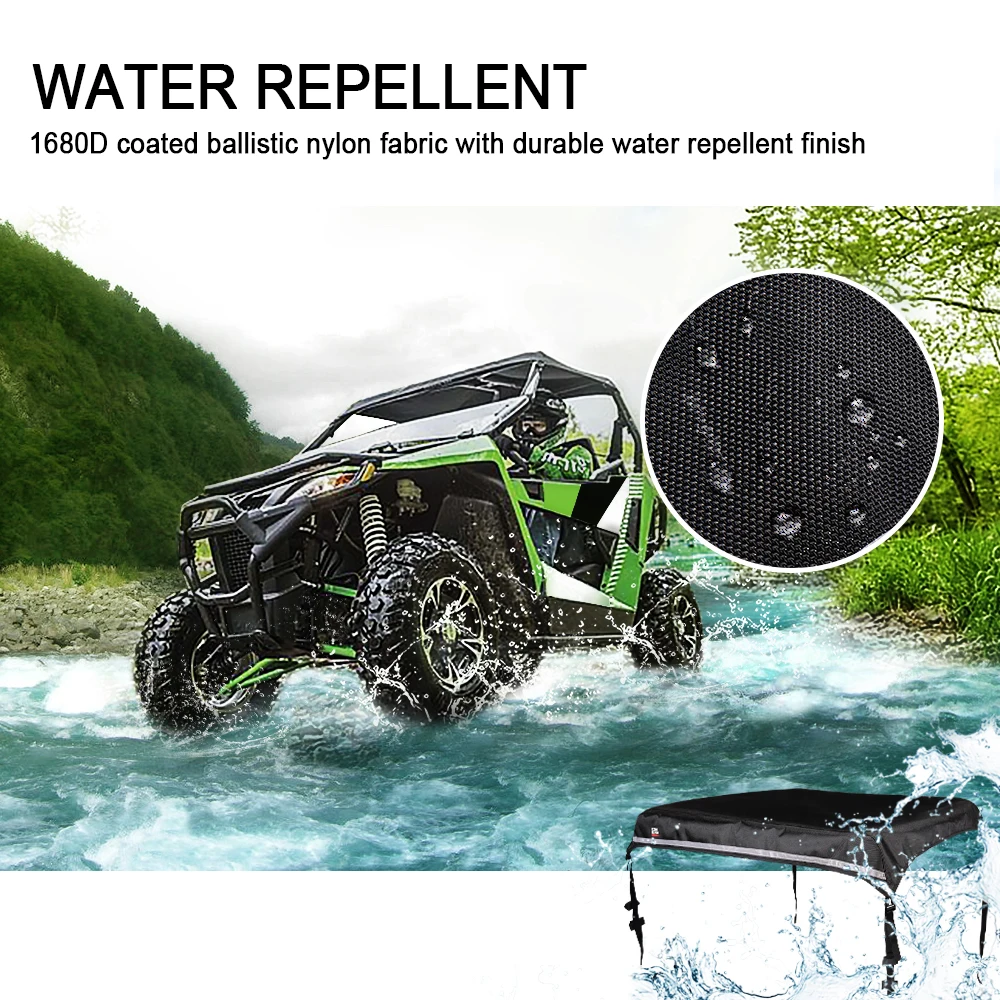 KEMIMOTO UTV мягкая крыша верхняя Защита от солнца дождевик для Arctic Cat Wildcat Trail Sport 700