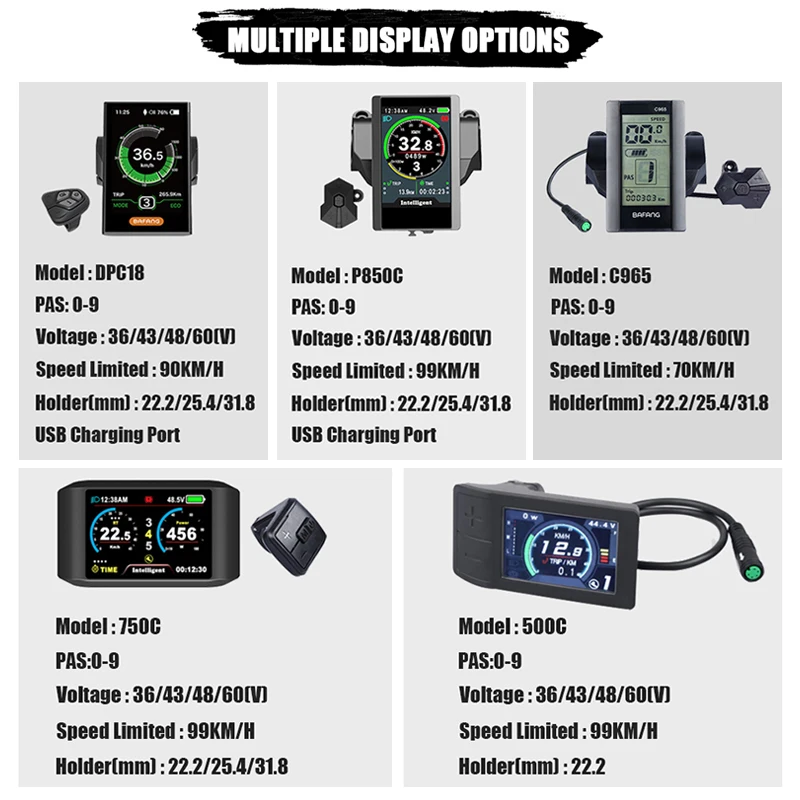 Комплект центрального двигателя BAFANG для электровелосипеда 48 В 750 Вт 52 в 20 Ач |