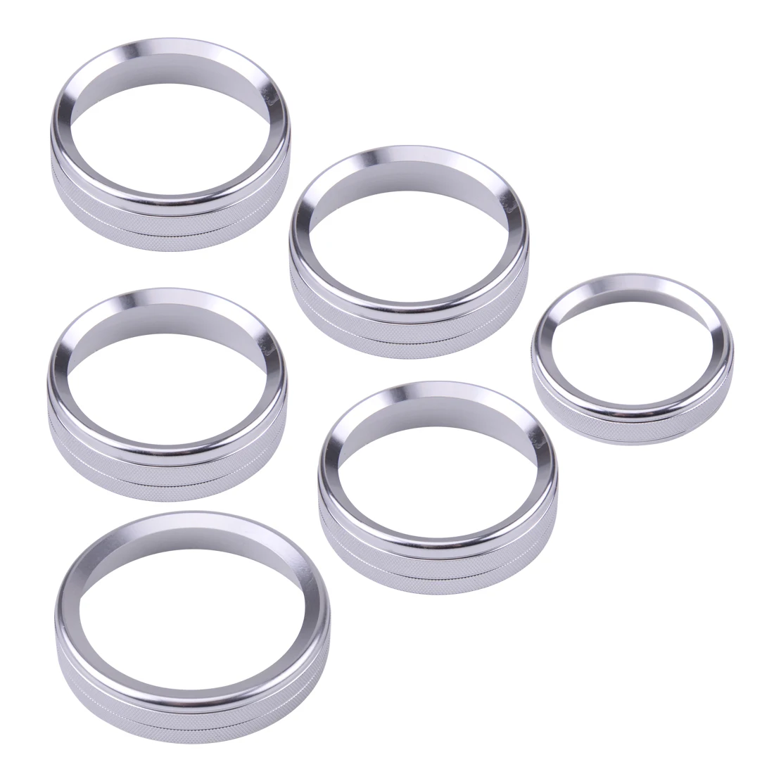 Алюминиевый сплав 6 шт. автомобильный серебристый кондиционер и аудио