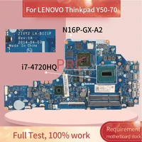 for lenovo thinkpad y50 70 i7 4510u notebook mainboard la b111p sr1q8 n16p gx a2 ddr4 laptop motherboard