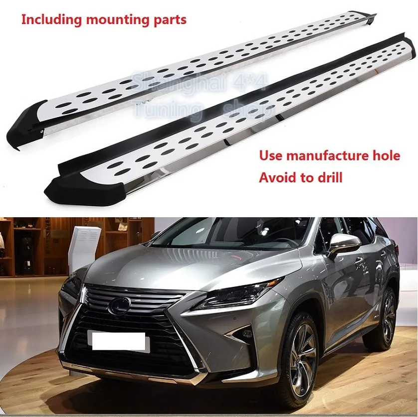 Новое поступление для Lexus RX350 RX350L RX450HL RX450H F sport 2016 2020 2021 подножка боковой шаг Nerf