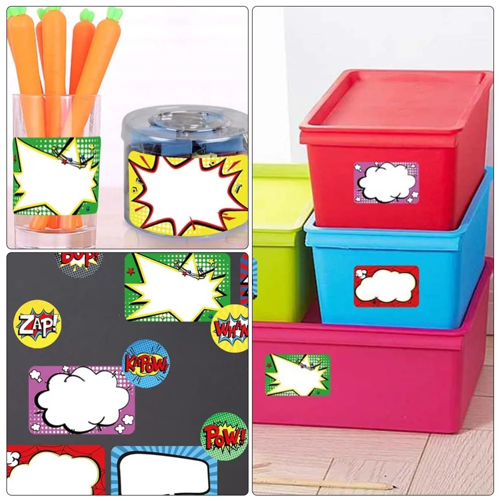 

10 Sheets Name Tag Stickers Classification Stickers Name Tag Decals Student Gift