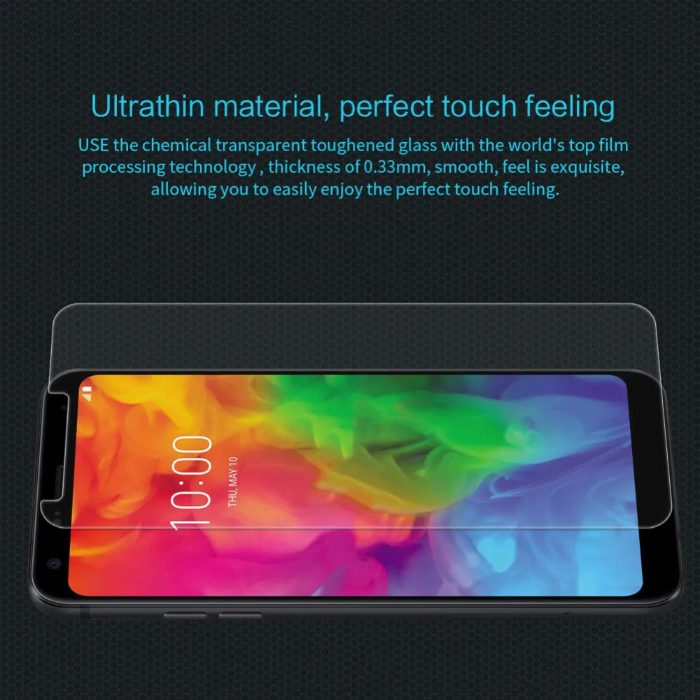 2.5D Закаленное стекло для LG Q7 Q6 защита экрана Alpha двойное Защитное двойная