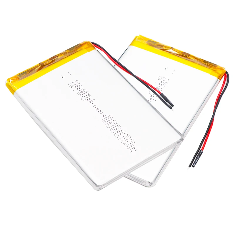 2 шт. в партии перезаряжаемые Премиум 606090 3 7 В вольт 5500 мАч lipo полимерные литиевые