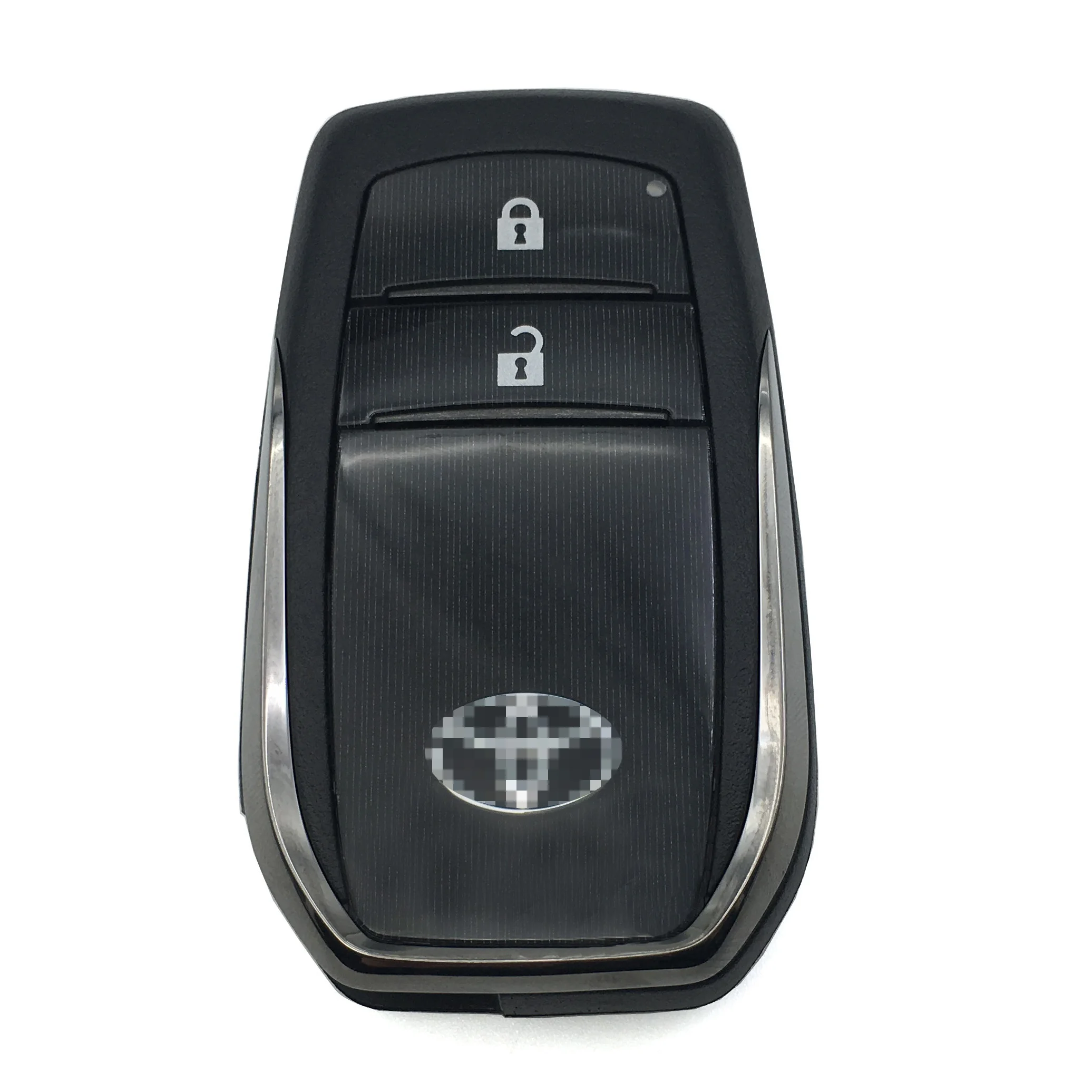 

Original Factory Keyless Entry 2 Button 433 Mhz 8A Chip Remote Smart Car Key Cover For Toyota Hilux 2015 - 2017 Without Blade