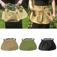 50 hot20l canvas weeding apron large capacity anti scratch strong load bearing adjustable harvesting apron for gardeners