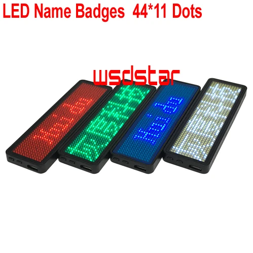 HUIDU красный синий зеленый белый 44x11 точек маленький светодиодный дисплей