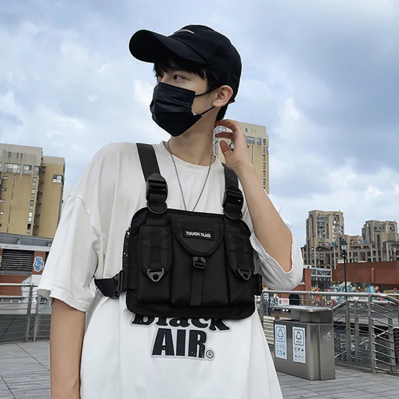 Уличная тактическая сумка для жилета поясная сумочка в стиле хип-хоп бега