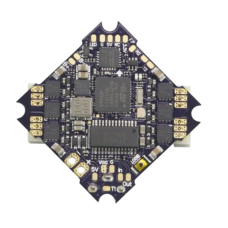 

LDARC F411E13A F4 OSD Flight Controller AIO BEC Current Sensor and 13A BL_S to2-4S 4in1 ESC for Beta85X Mobula7 FPV Racing Drone