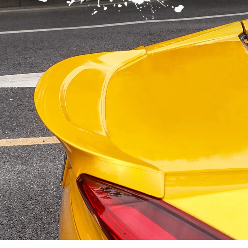 

Primer grey unpainted ABS sports Car Rear Trunk Spoiler Wing For HONDA Civic 10 2016 2017, no drilling needed