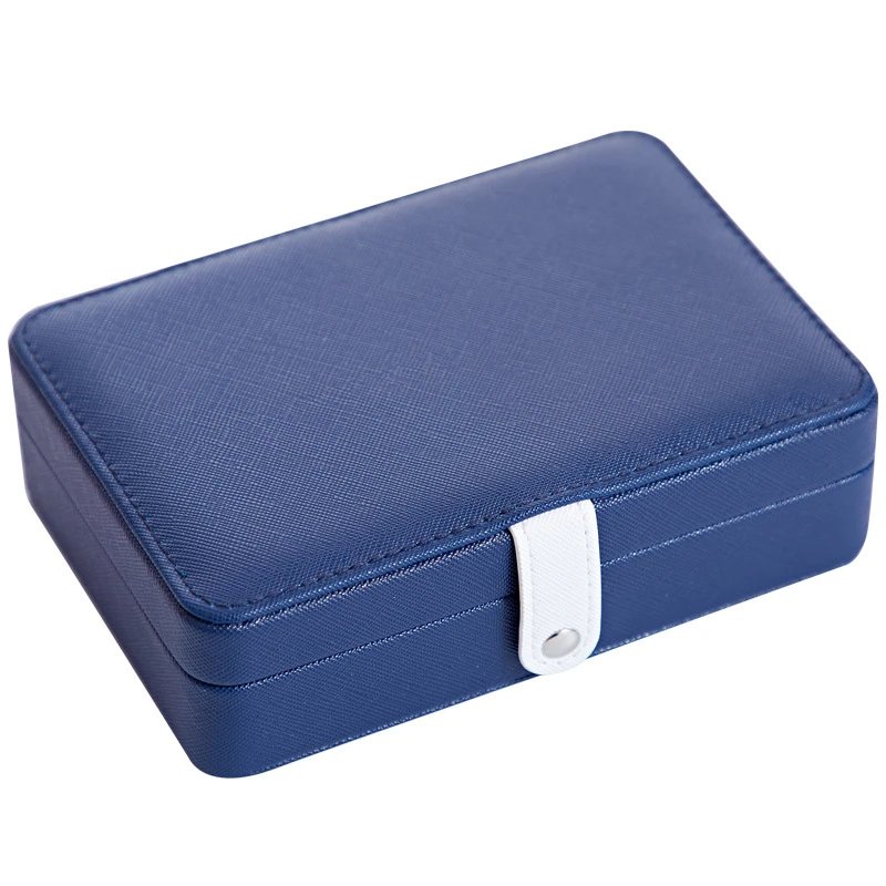

Jewelry Box PU Leather Jewelery Storage Earring Box Packaging Necklace Storage Display Case Organizer for Home Travel Girl Gift