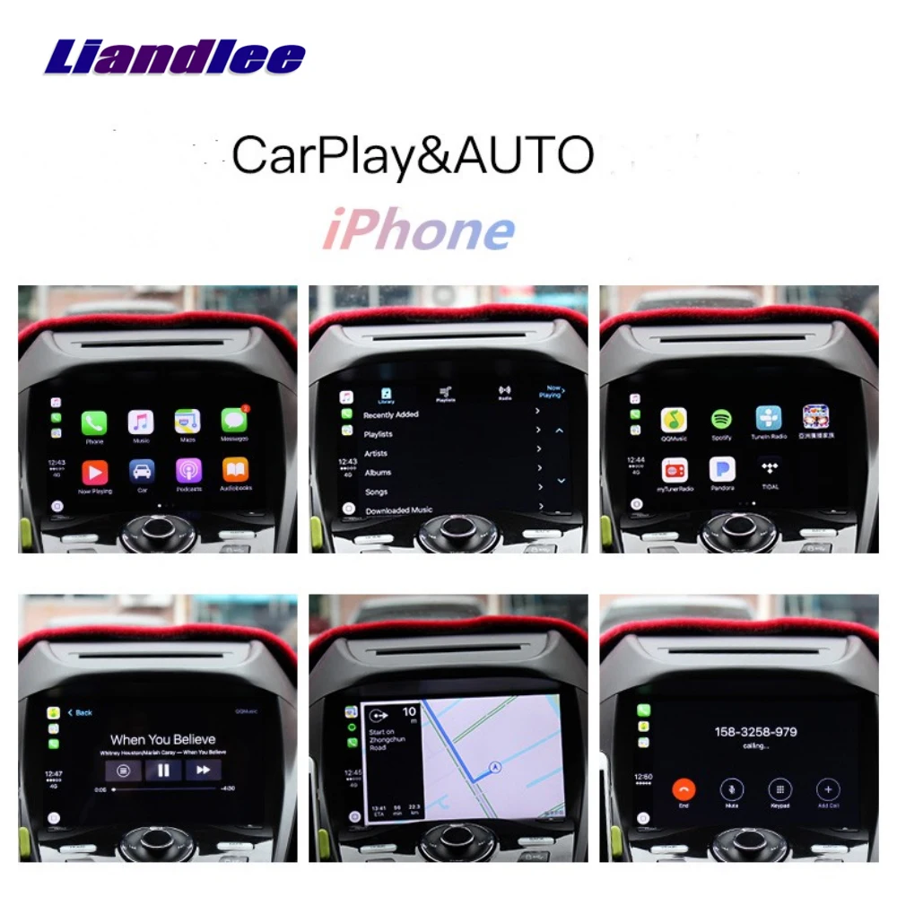Liandlee Android автомагнитолы в режиме реального времени для Apple iOS USB CarPlay Android Авто gps Navi навигационная система