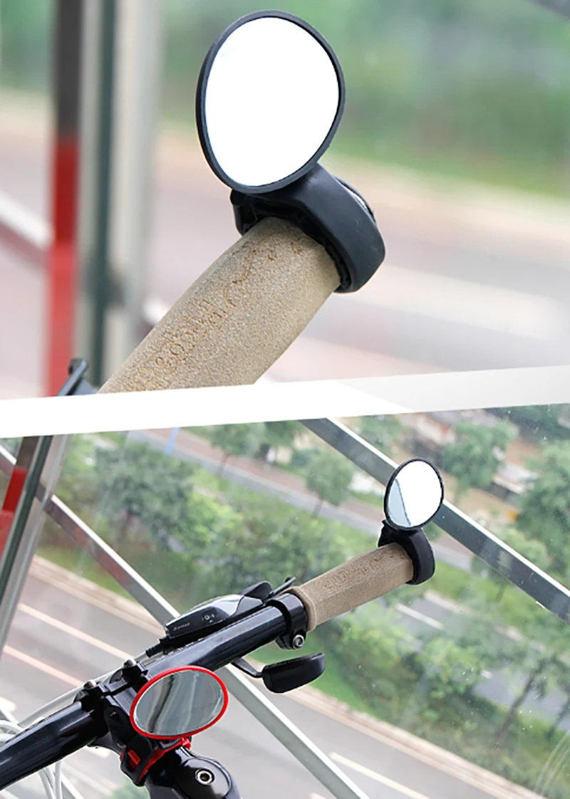 

Universal Bicycle Rearview Mirror Quality Bike Handlebar Flexible Rear Back Mirror View Rearview Cycling MTB Mirror