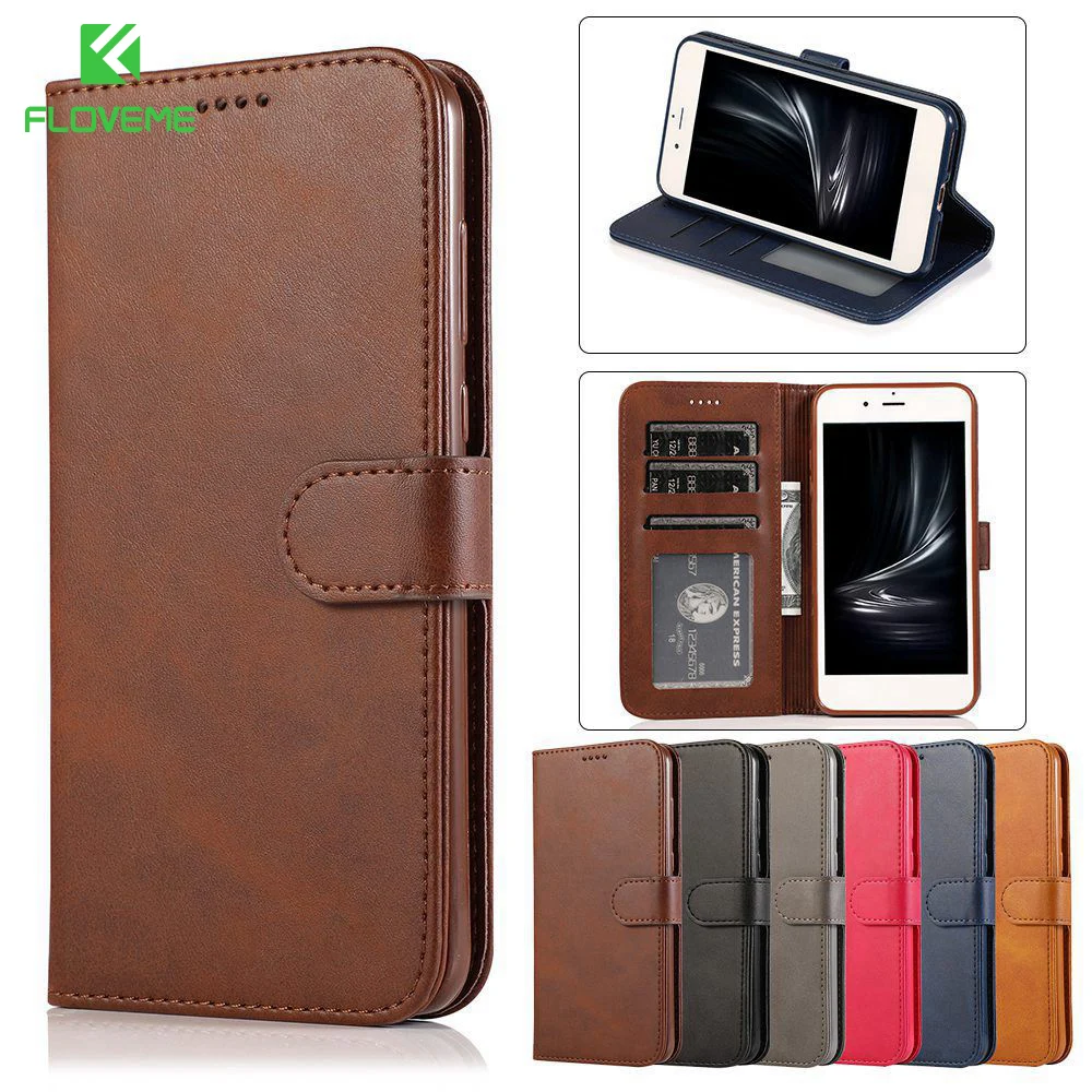 FLOVEME Роскошный чехол-кошелек в стиле ретро для телефона чехол iPhone 5 5S SE откидной