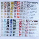 SS3-SS10 нейл-арта Ювелирные изделия из кристаллов микро Стразы AB белых страз с плоской задней ювелирные изделия 1 сумка (6 ячеек) пряди с креплением на кератиновых пластинах для изготовления украшений декорацией