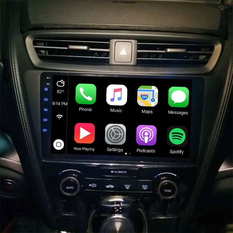 LiisLee Автомобильный мультимедийный GPS Hi-Fi USB аудио Радио стерео для Acura CDX 2016 2017 2018 2019