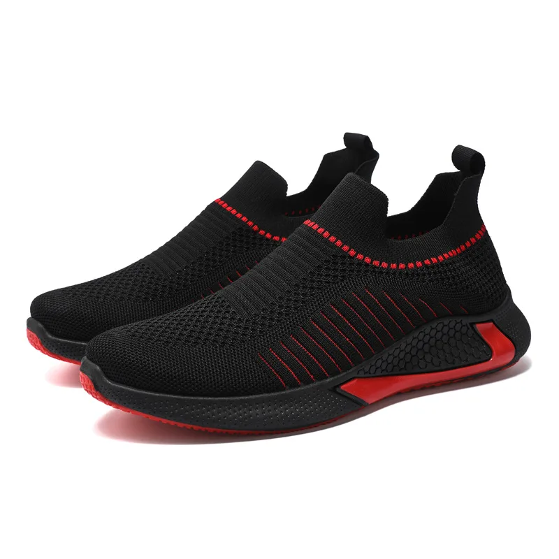 

New Men's Sports and Leisure Flying Shoes Casual Running Men's Shoes Spring and Autumn Sports Shoes Training Shoes