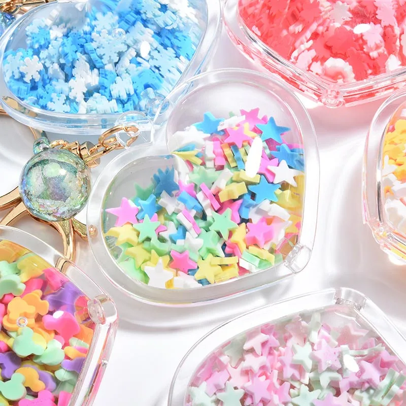 Креативные брелки в виде сердца жидкого сыпучего песка женский милый брелок