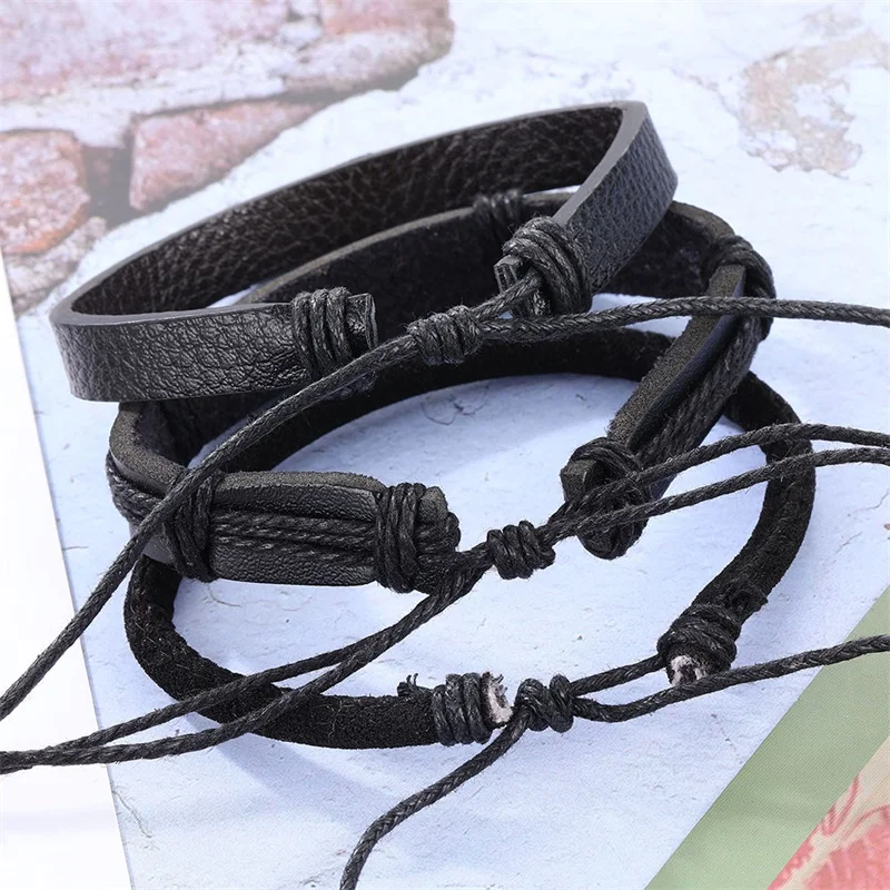 IFMIA винтажный многослойный браслет с бусинами для мужчин 2019 новые трендовые