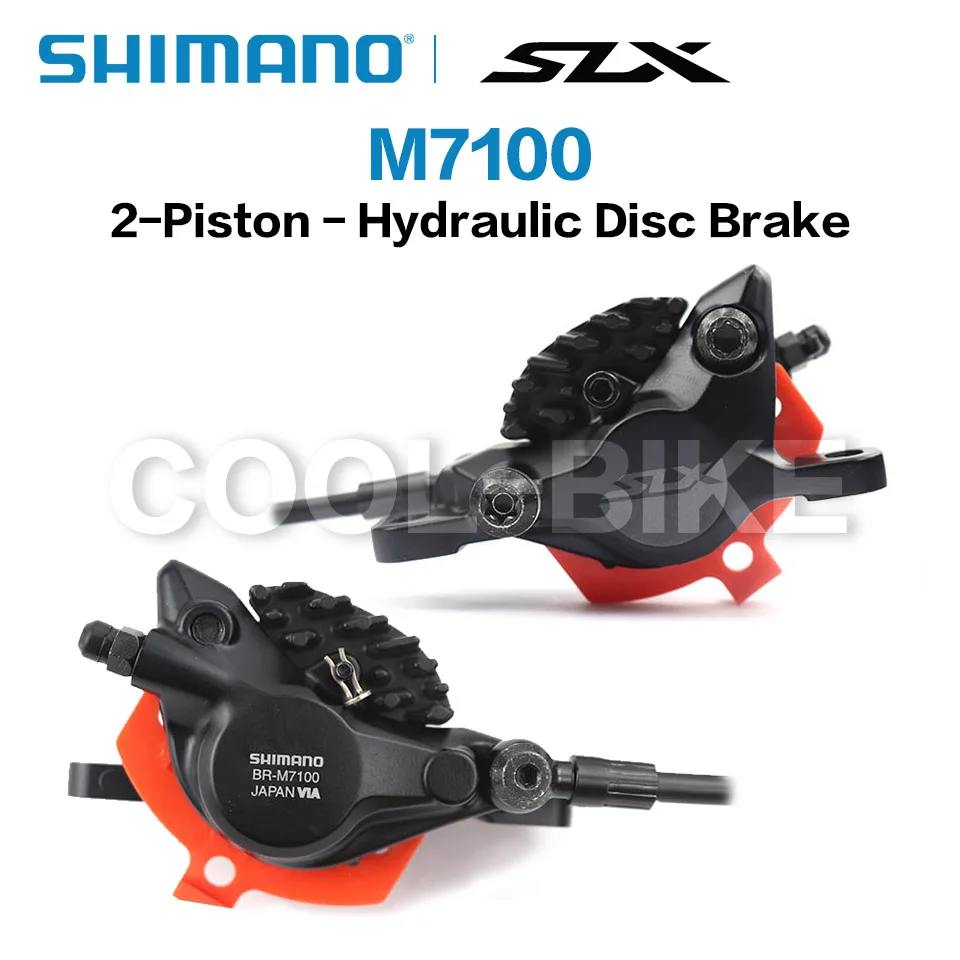Pаспродажа Shimano SLX M7100 2-поршневой M7120 4-поршневой Гидравлический дисковый тормоз для горного велосипеда MTB тормоз 800/900 мм 1500/1600 мм