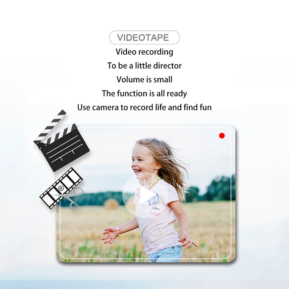 

Children's Camera Cute Toy Cat Mini Digital Camera IPS Screen Education Toys For Kids Camera for Children Birthday Gift