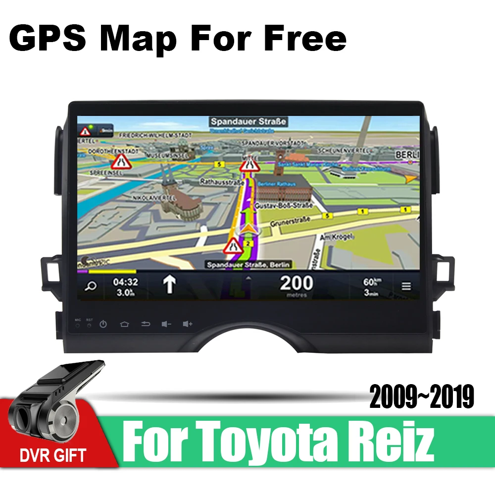 For Toyota Reiz 2009~2019 Car Accessories Multimedia Player GPS Navigation Radio Video Stereo Auto Audio Head Unit Android | Автомобили и