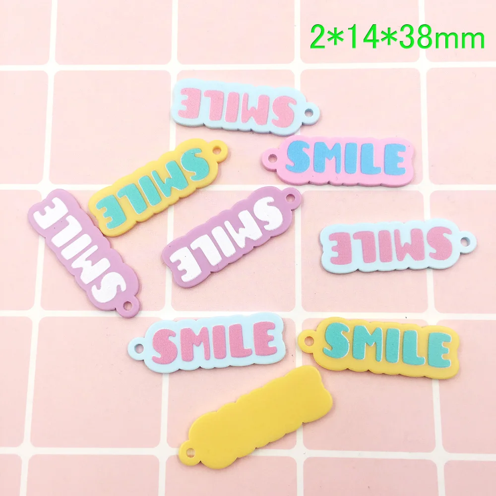 10 шт. смешанные Милые Акриловые искусственные украшения с отверстиями|Статуэтки