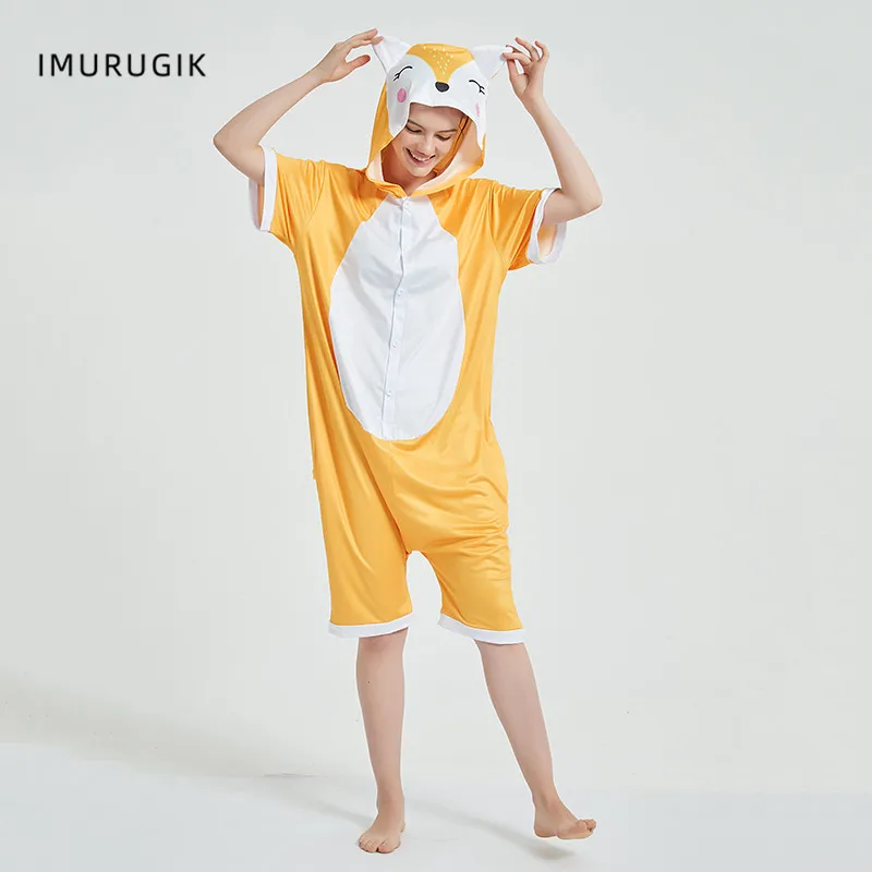 Костюмы на Хэллоуин кигуруми комбинезоны лиса косплей костюм для взрослых