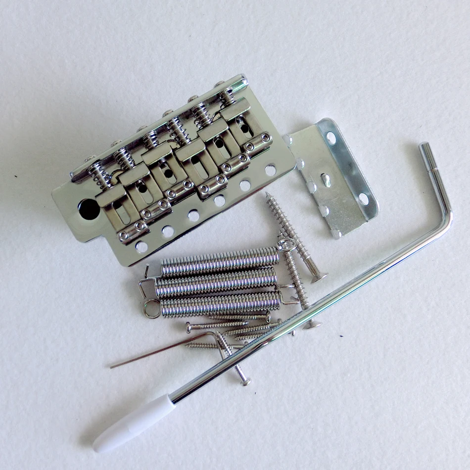 

Handmade Guitar Parts Guitar Ponticello Full Set Single Shake Vibrato System Retro Electric Guitar String Bridge