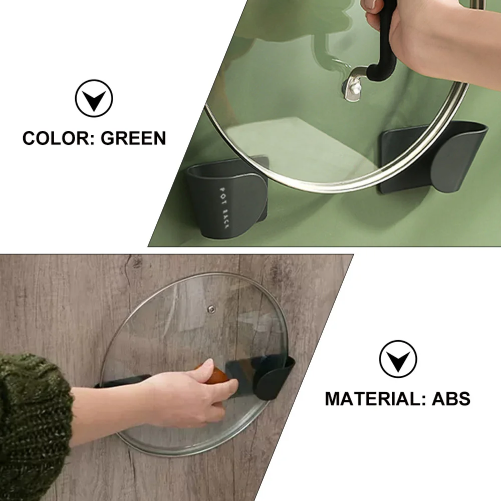 

3 Pairs Punch Free Pot Lid Racks Cutting Board Organizers Cookware Brackets