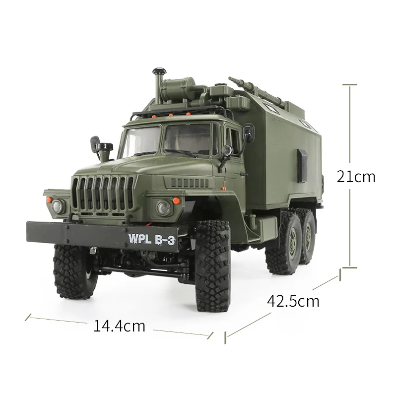 WPL B36 Урал Rc автомобиль военный грузовик Рок Гусеничный 1/16 2 4 г дистанционное