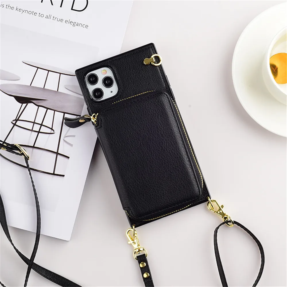 long strap crossbody backpack case for samsung galaxy s10 s20 s21 plus ultra note9 10 plus 20 ultra a90 5g wallet card phone bag free global shipping