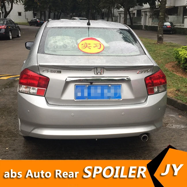 Спойлер для HONDA City 2008-2013 городской спойлер высокое качество ABS материал заднее